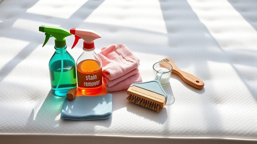 essential mattress cleaning supplies