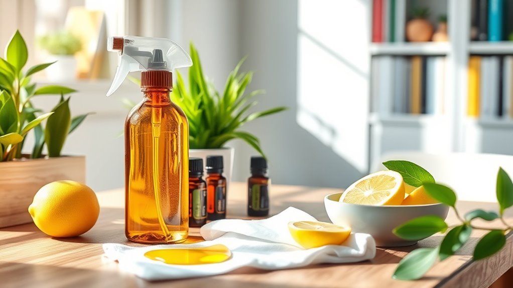 essential oil cleaning spray