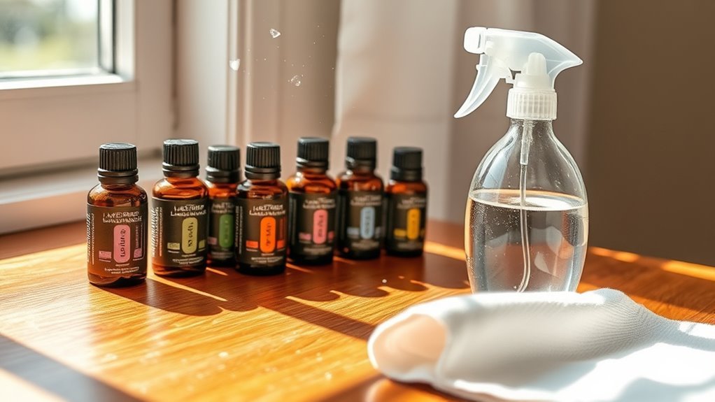 essential oil dusting spray