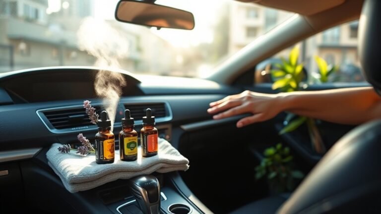 essential oils car cleaning