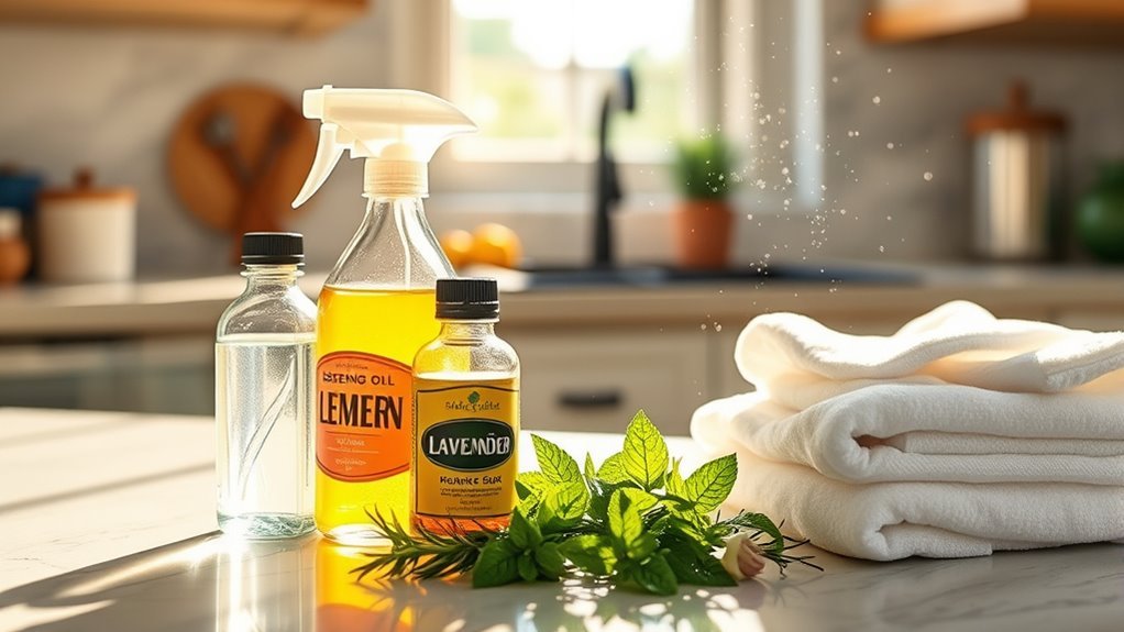 essential oils enhance cleaning