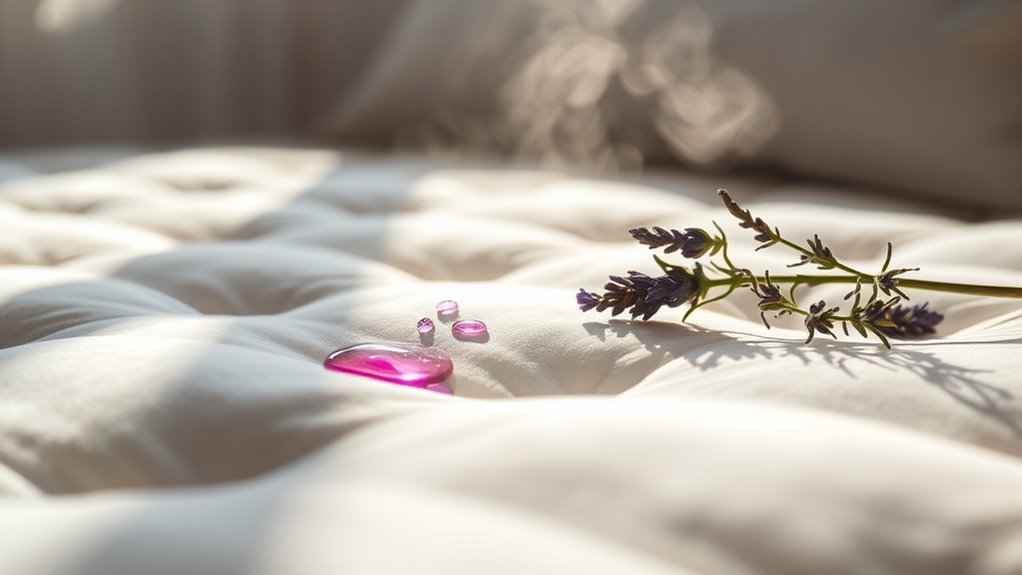 essential oils mattress application