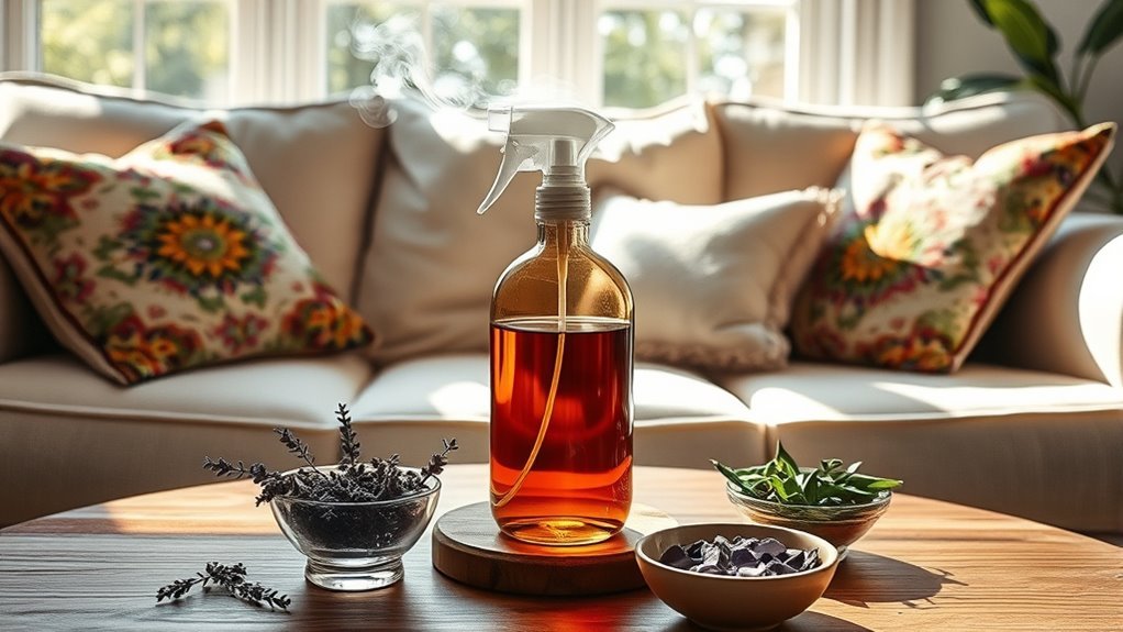essential oils sofa cleaning