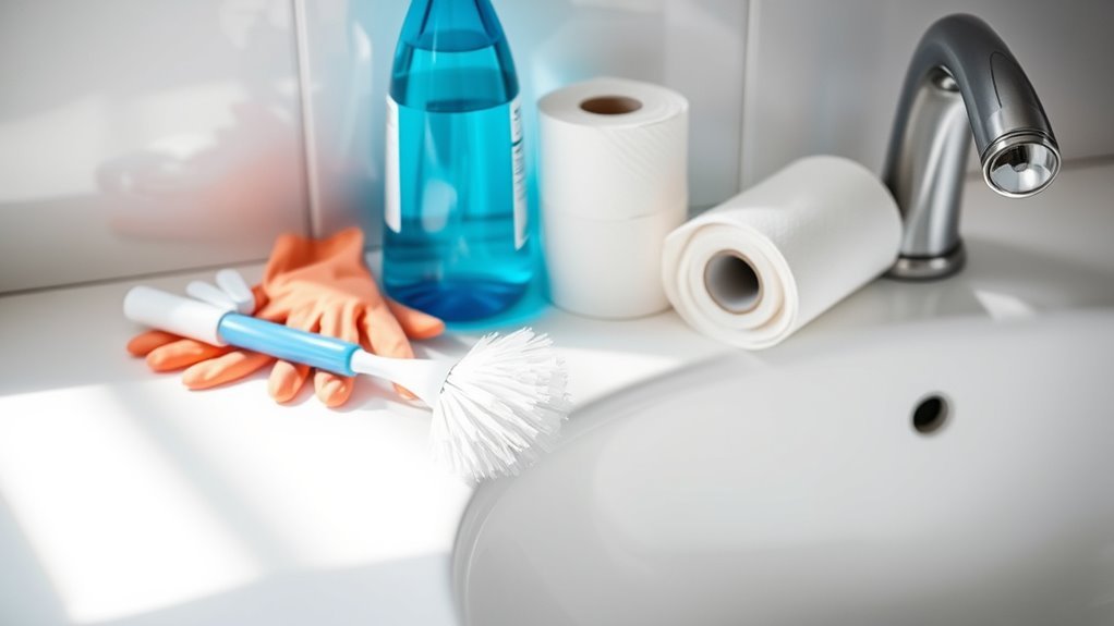 essential toilet cleaning supplies