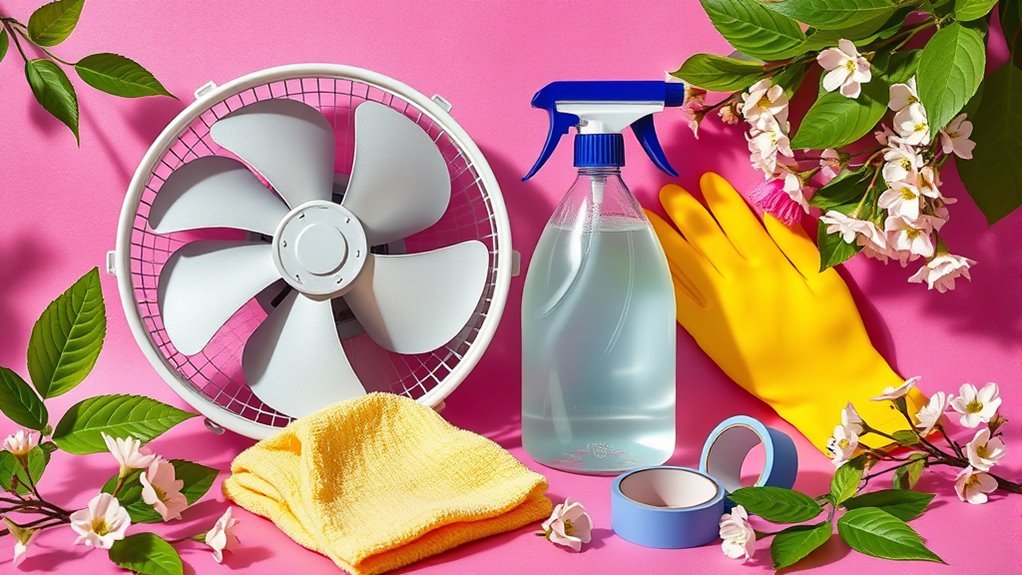 essential tools for fan cleaning