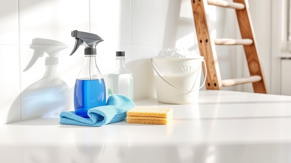 essential wall cleaning supplies