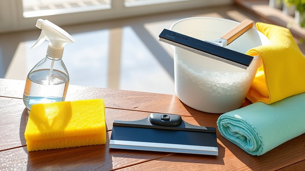 essential window cleaning supplies