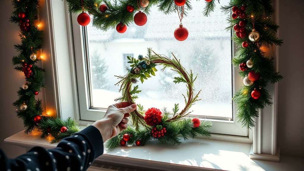 evaluate holiday window display