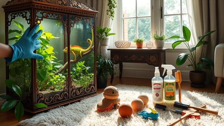 exotic pet cleaning advice