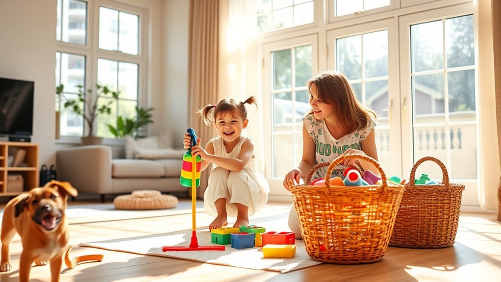 family friendly cleaning tips