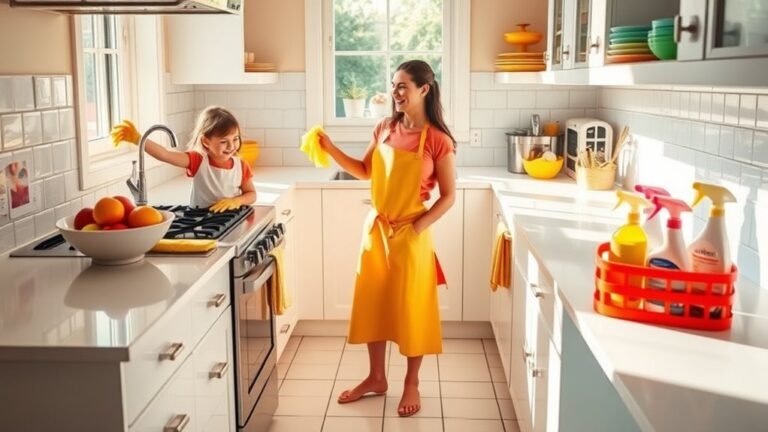 family friendly kitchen cleaning tips