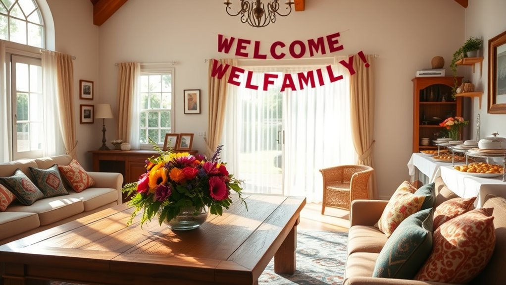 family reunion home preparations