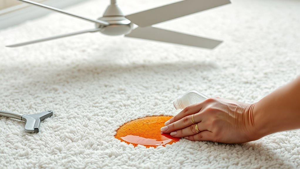 fan stain carpet removal