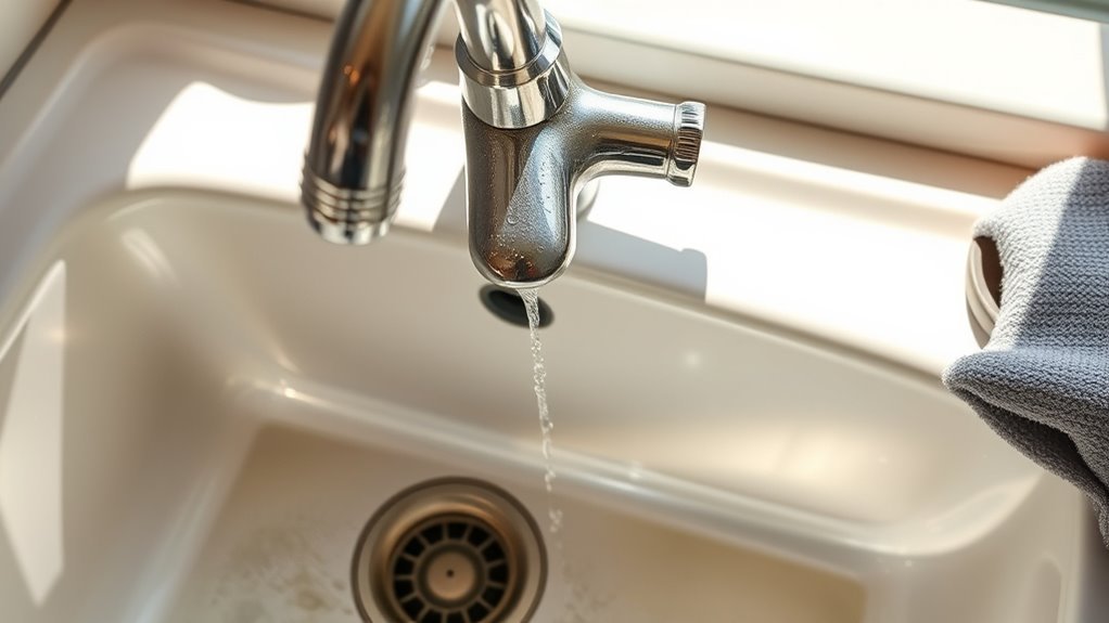 faucet and drain maintenance