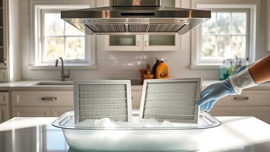 filter cleaning and soaking