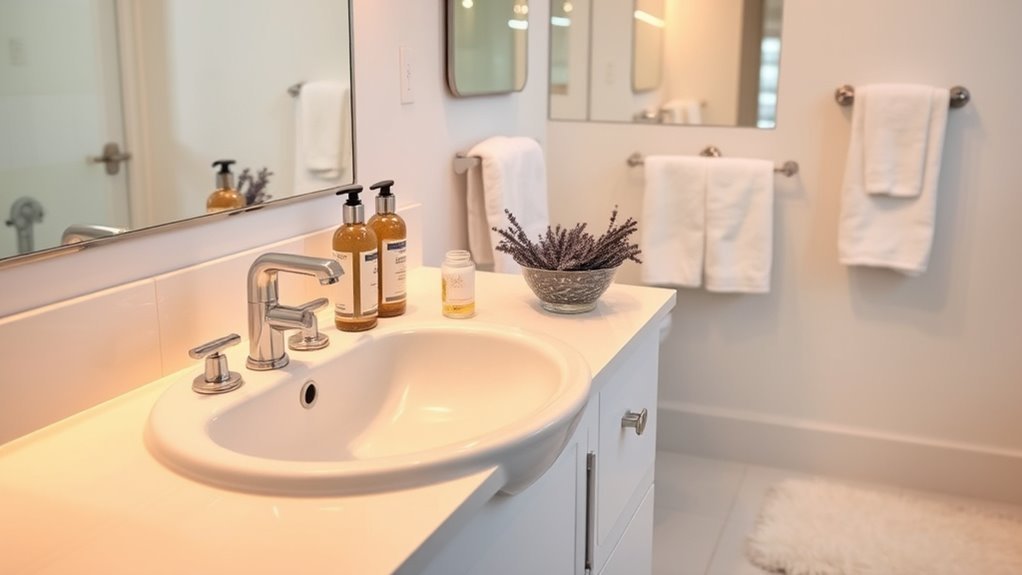 fresh clean bathroom essentials