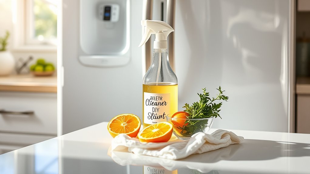 fresh organized spotless refrigerator
