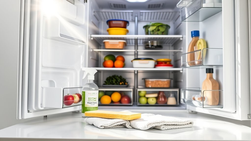 fridge cleaning step guide