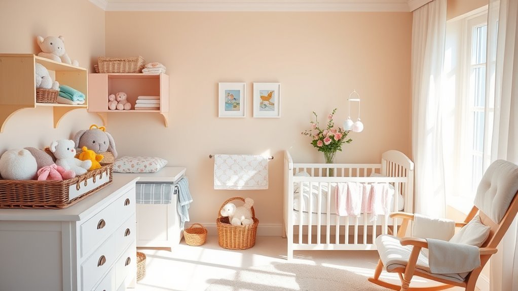 functional and tidy nursery