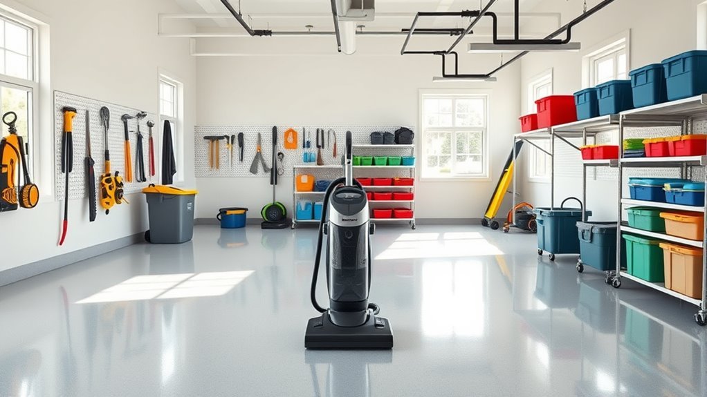 garage business cleaning tasks