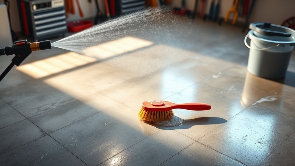 garage germ stain removal