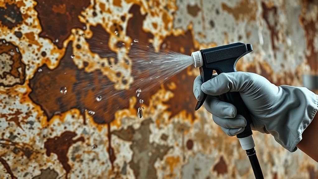 garage wall stain removal