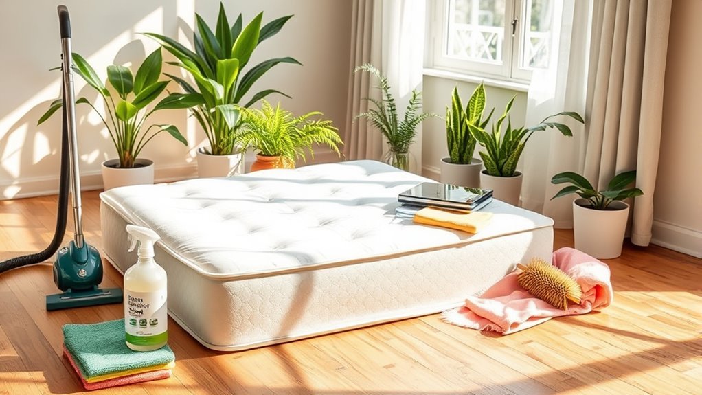 gather cleaning supplies efficiently