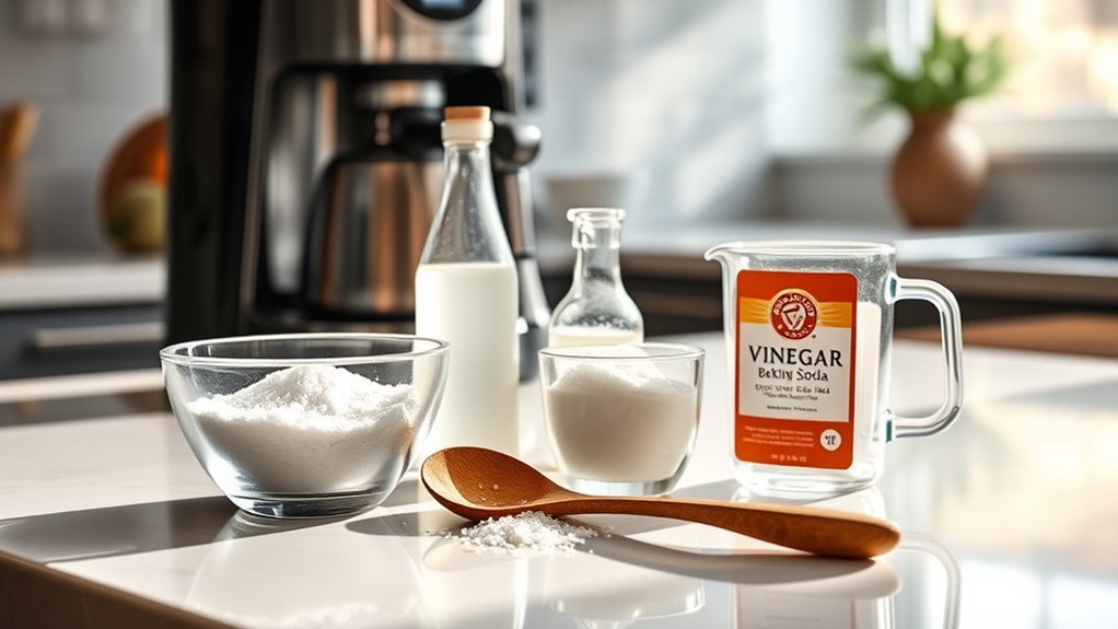 gather ingredients mix solution