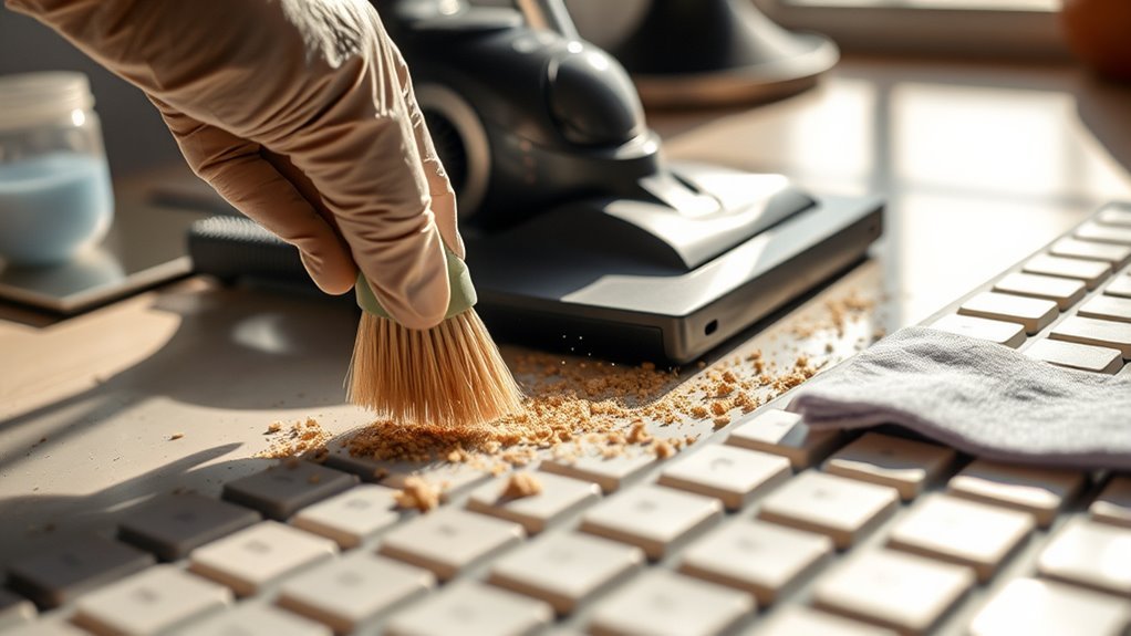 gather supplies clean thoroughly