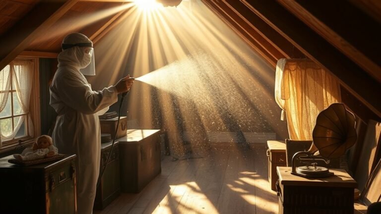 gentle attic cleaning techniques