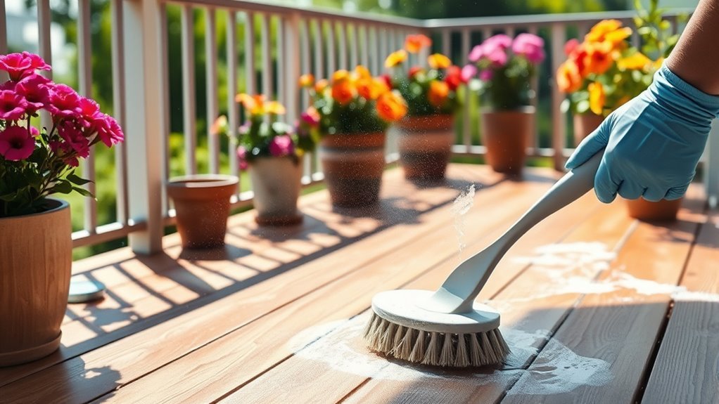 gentle balcony cleaning guide