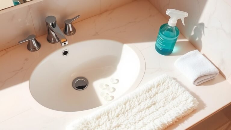 gentle bathroom cleaning techniques