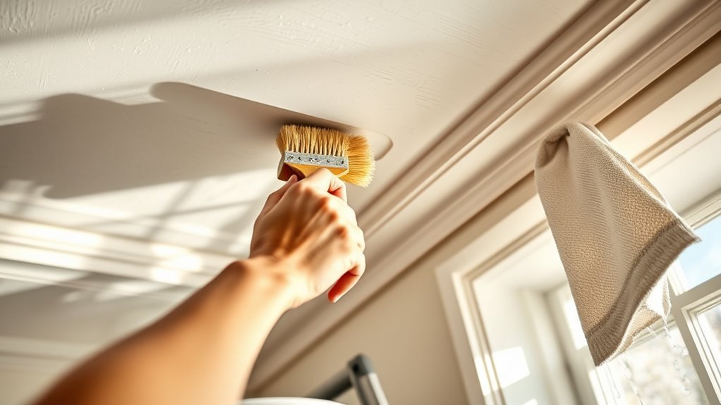 gentle cleaning for ceilings