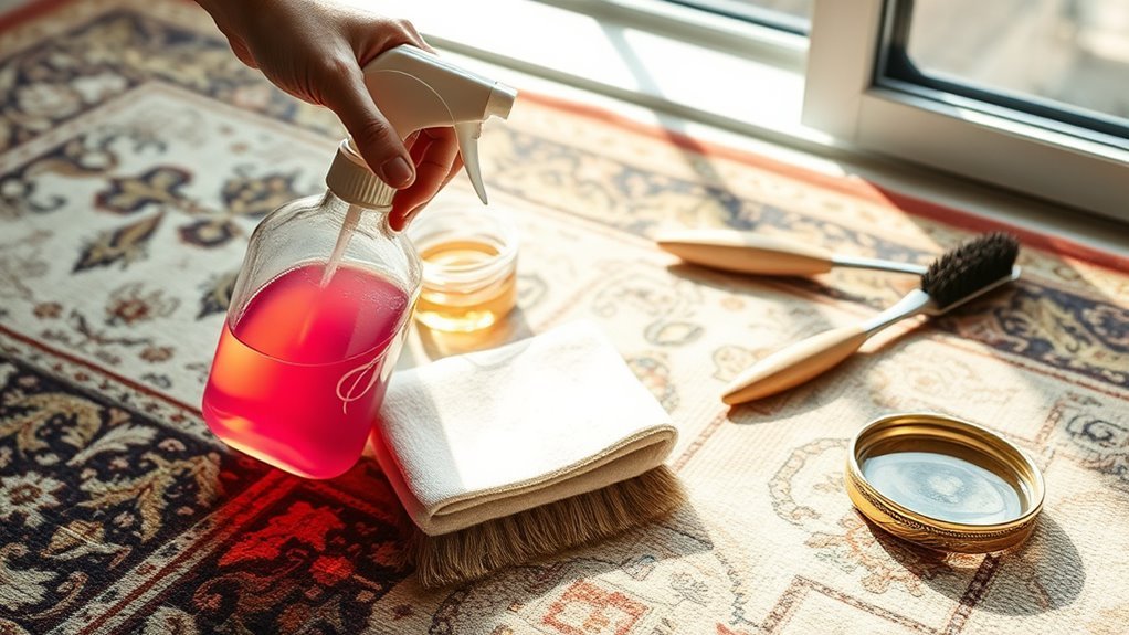 gentle cleaning for delicate rugs