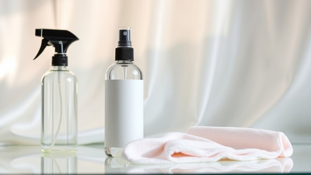 gentle cleaning for mirror fabric