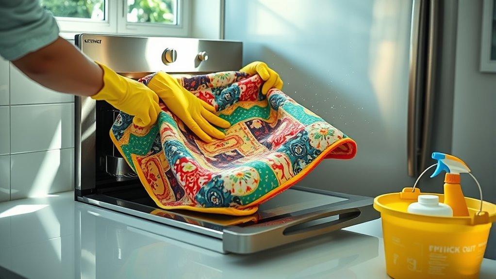 gentle cleaning for oven