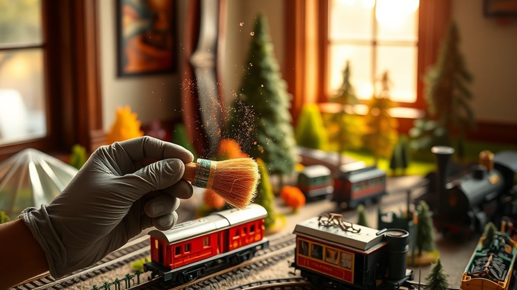 gentle cleaning for trains