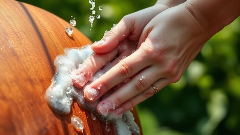 gentle cleaning for wood