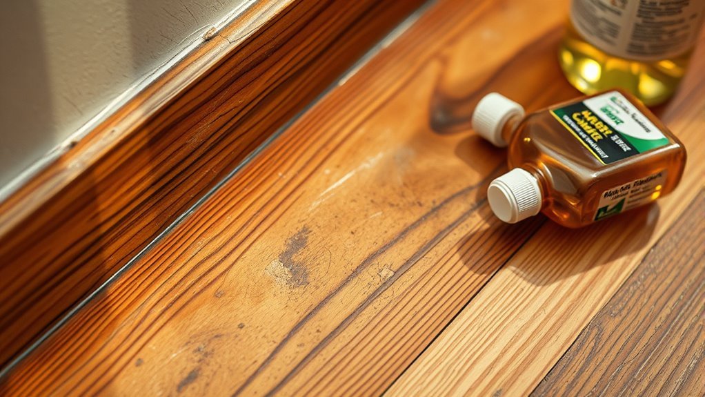 gentle cleaning preserves baseboards