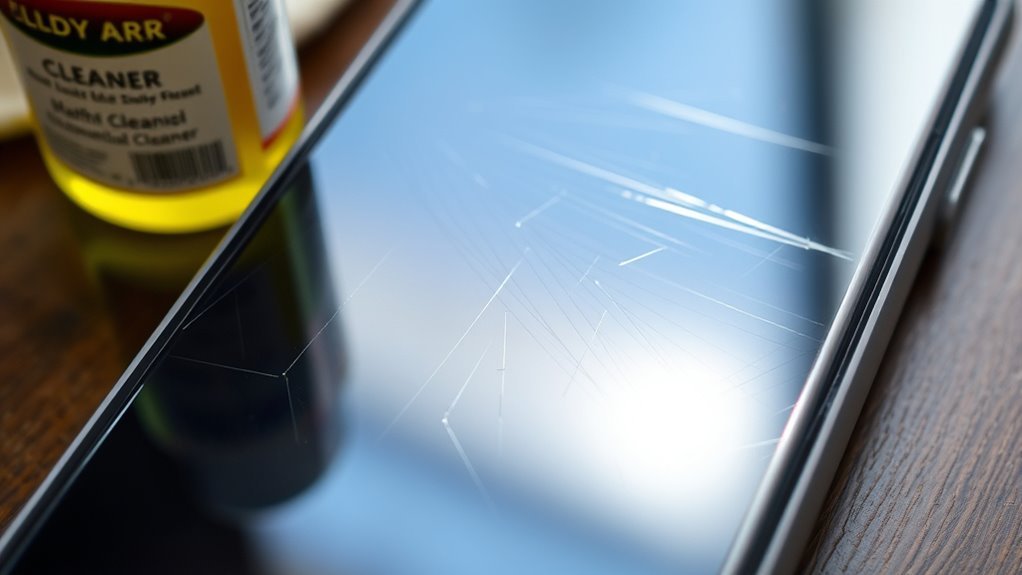 gentle cleaning preserves screens