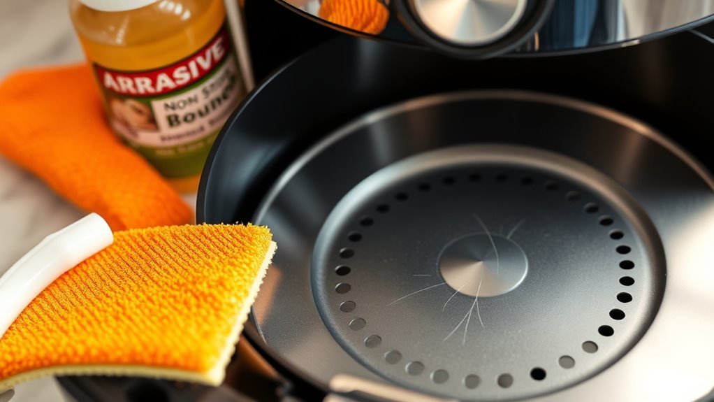 gentle cleaning protects non stick