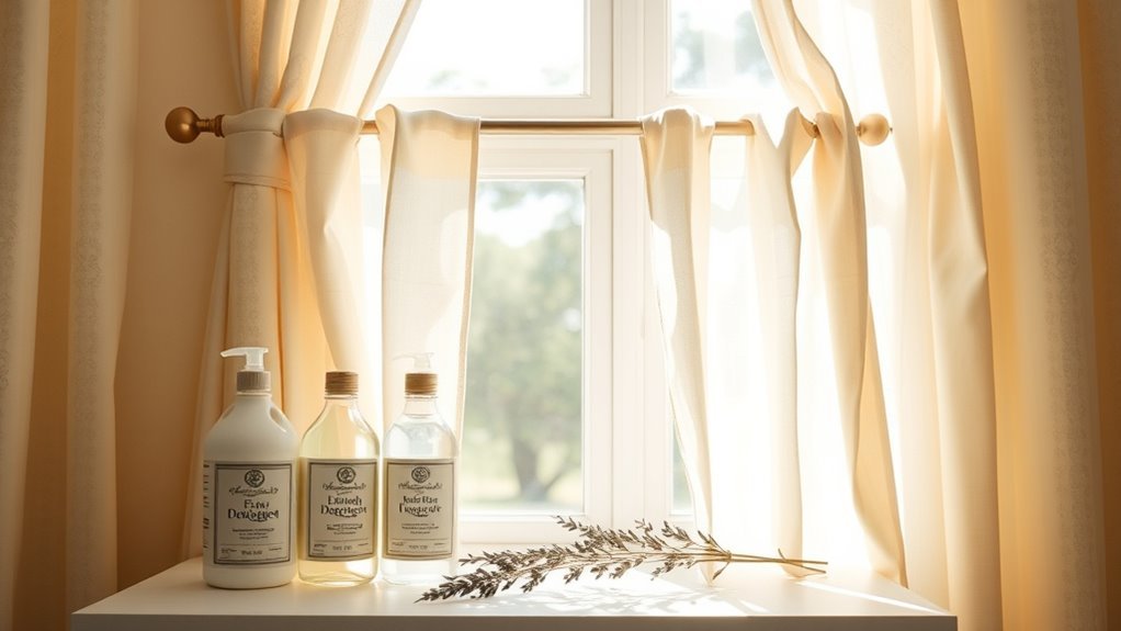 gentle detergents for curtains