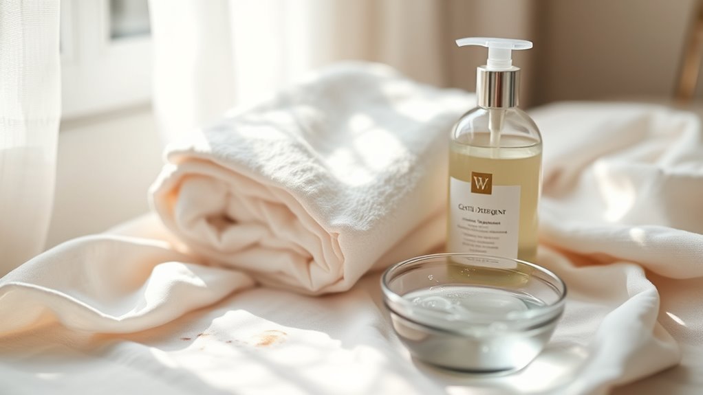 gentle detergents preserve fabrics