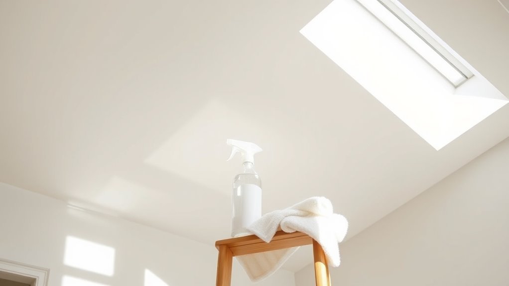 gentle eco friendly ceiling cleaning