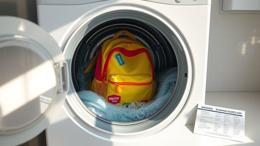 gentle machine wash precautions