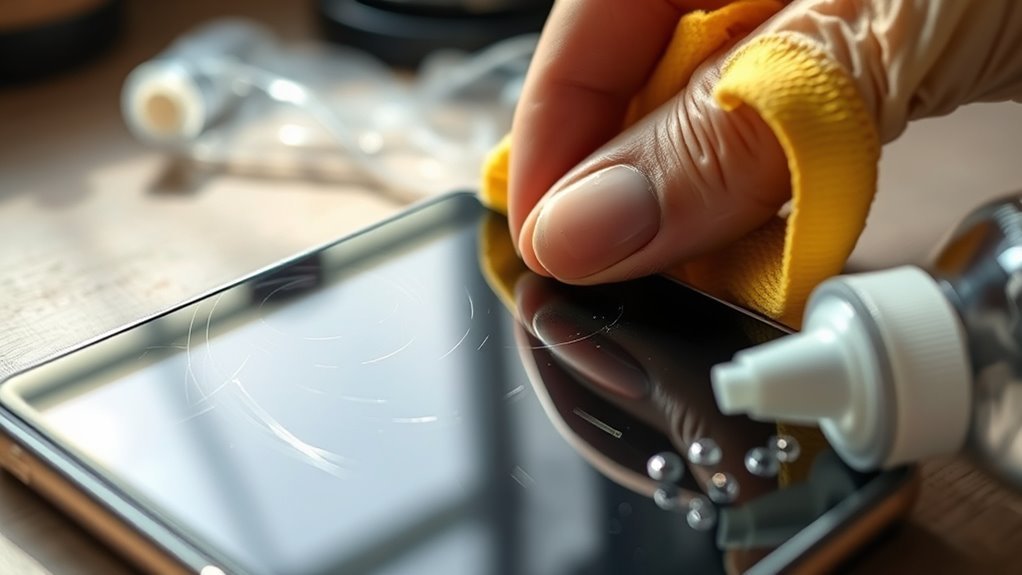 gentle screen cleaning techniques