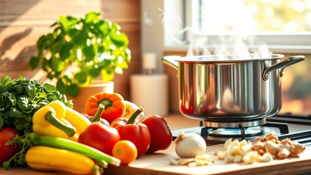 gentle steaming preserves nutrients