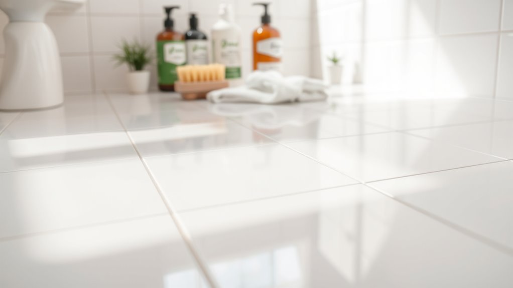 gentle tile and grout cleaning