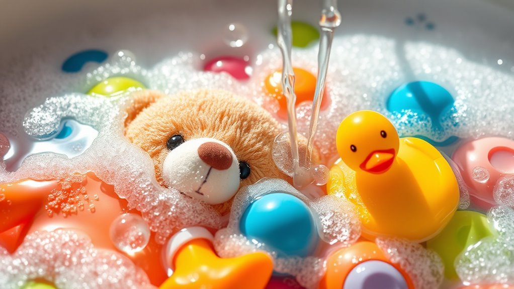 gentle toy cleaning methods