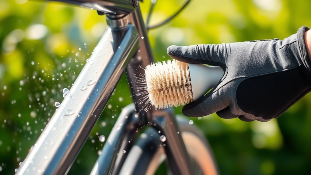 gentle water rinse bike